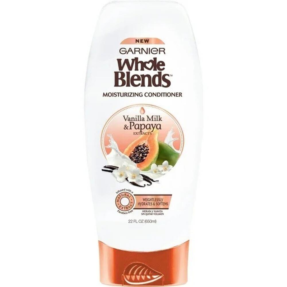 Garnier Whole Blends Moisturizing Conditioner Vanilla Milk & Papaya Extract 22oz
